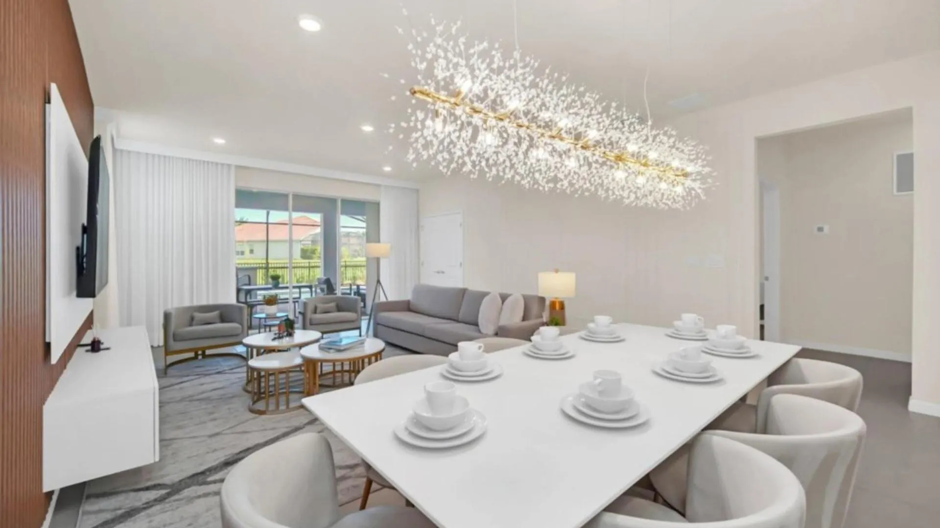 Modern Oasis: 7 Bedroom Villa Near The Beach 6324 Davenport 0*,
