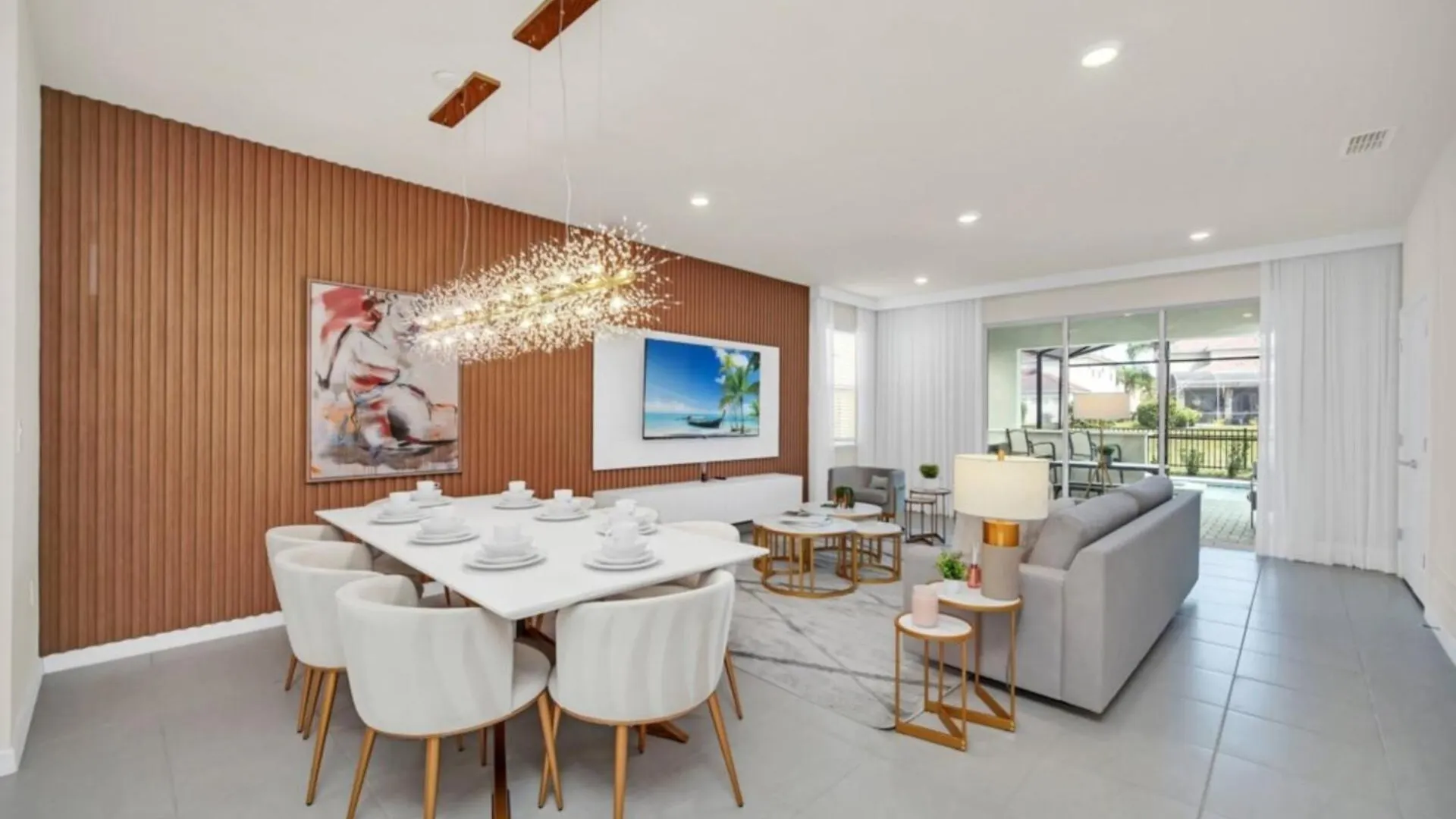 Modern Oasis: 7 Bedroom Villa Near The Beach 6324 Davenport