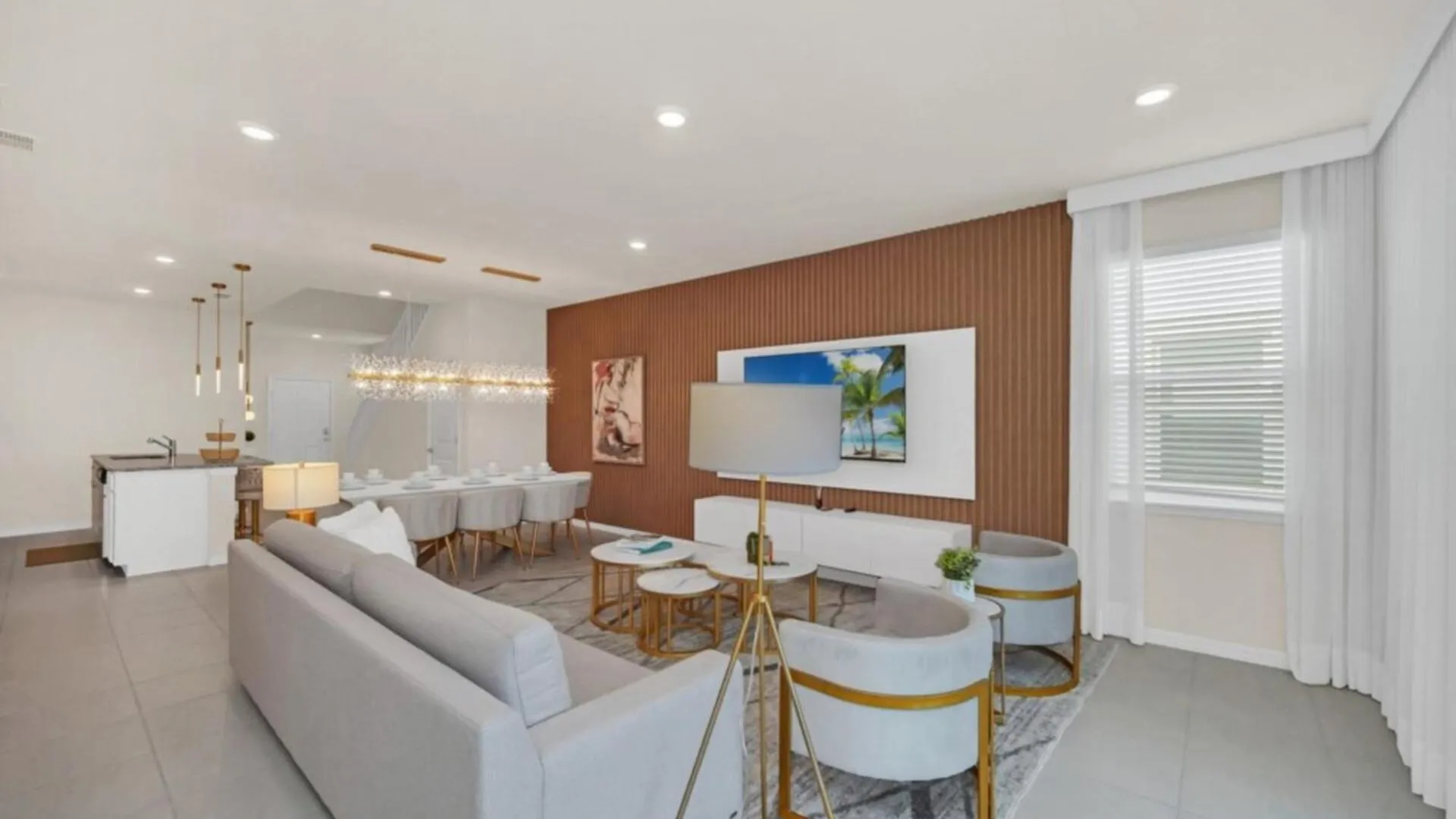Modern Oasis: 7 Bedroom Villa Near The Beach 6324 Davenport
